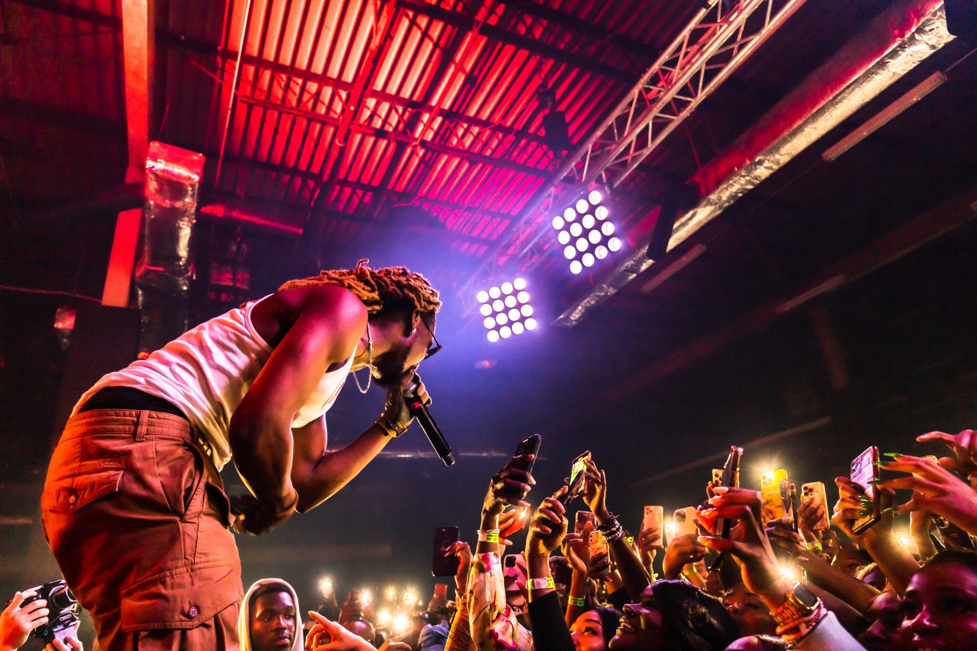 Concert venue with crowd